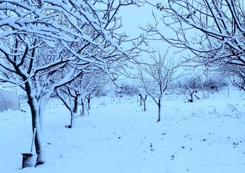 TEKİRDAĞ HAYRABOLU’DA KAR YAĞIŞI