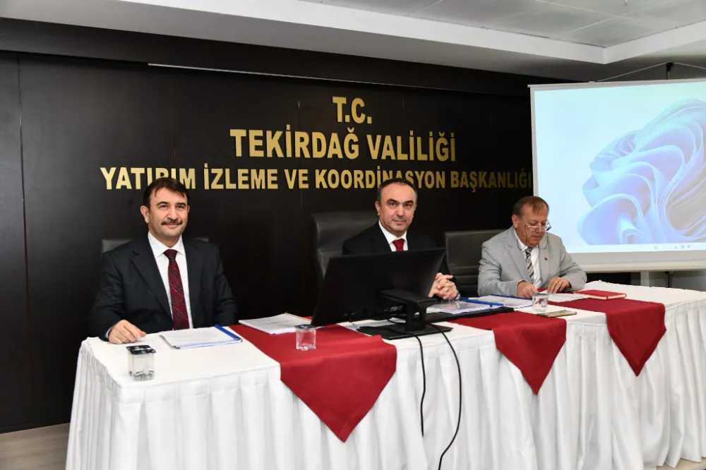 TEKİRDAĞ İL KOORDİNASYON KURULU TOPLANTISI YAPILDI