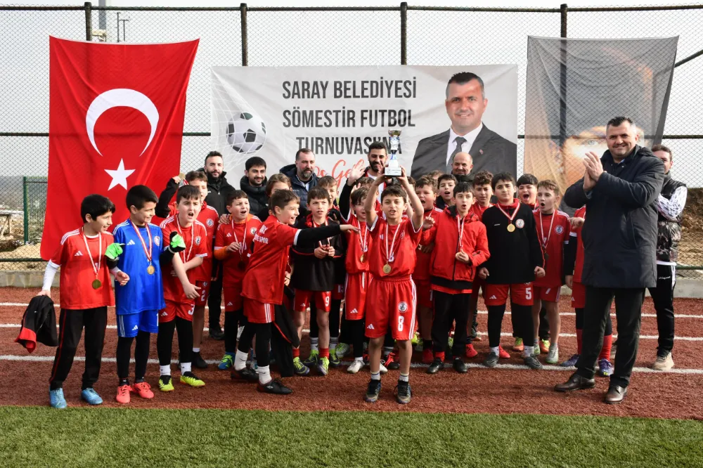 SARAY BELEDİYESİ SÖMESTR FUTBOL TURNUVASI SONA ERDİ