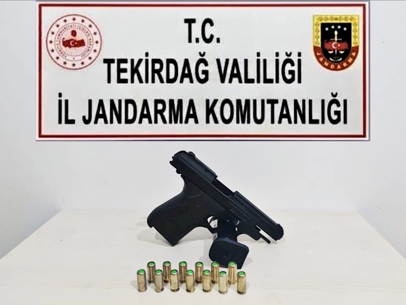 TEKİRDAĞ’DA JANDARMADAN SİLAH OPERASYONLARI: 3 GÖZALTI