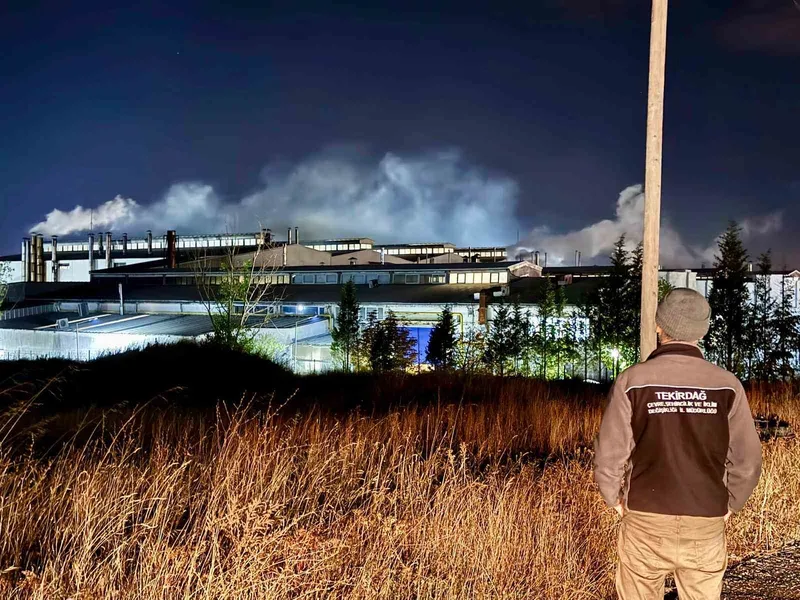 TEKİRDAĞ’DA SANAYİ TESİSLERİNE GECE DENETİMİ