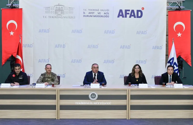 7.5 MW SENARYOLU DEPREM TATBİKATI TEKİRDAĞ’DA UYGULANACAK