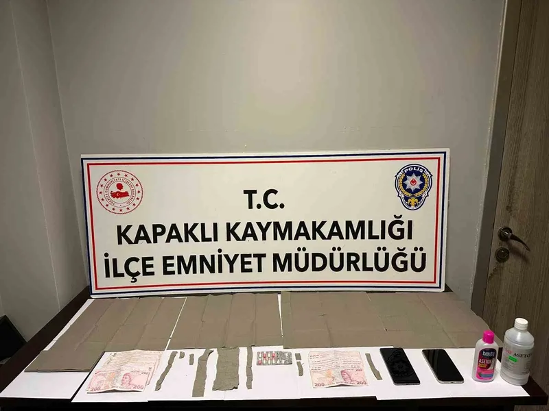 TEKİRDAĞ’DA UYUŞTURUCU ÇETELERİNE OPERASYON: 3 GÖZALTI, 2 TUTUKLAMA