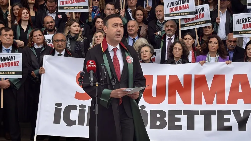 TEKİRDAĞ BAROSU, SAVUNMA NÖBETİNDE GÜÇLÜ KATILIM SAĞLADI