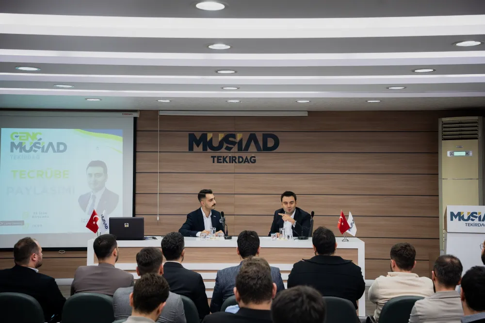 İZZET VOLKAN, GENÇ MÜSİAD’IN 
