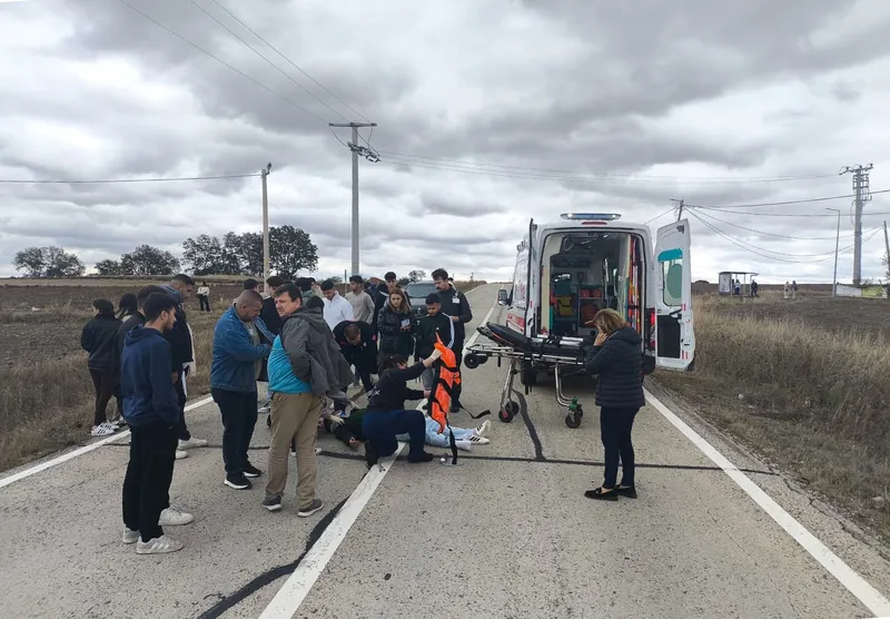 MURATLI’DA TRAFİK KAZASI: 1 YARALI