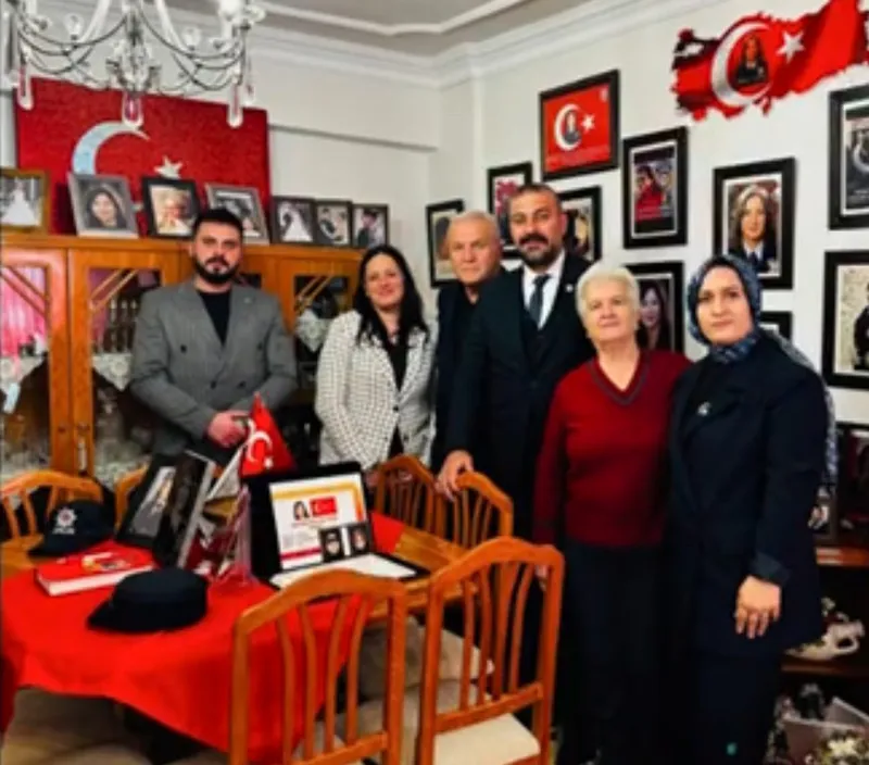 MHP EDİRNE TEŞKİLATI, ŞEHİT AİLELERİNİN EVİNE MİSAFİR OLDU