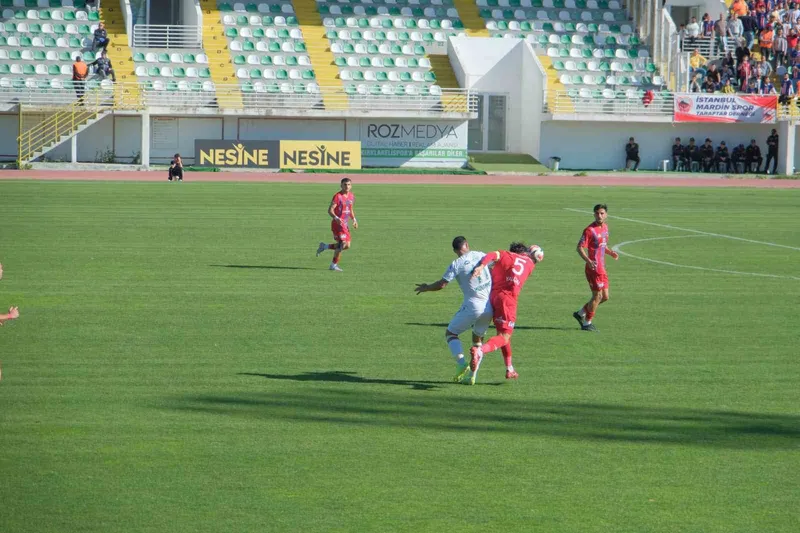TFF 2. LİG KIRKLARELİSPOR: 1 - MARDİN 1969 SPOR: 1