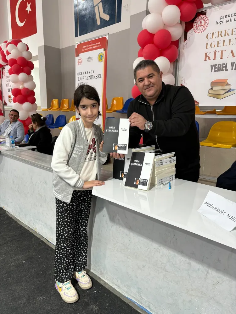  ÇERKEZKÖY 1. GELENEKSEL KİTAP FUARI OKURLARLA YAZARLARI BULUŞTURDU