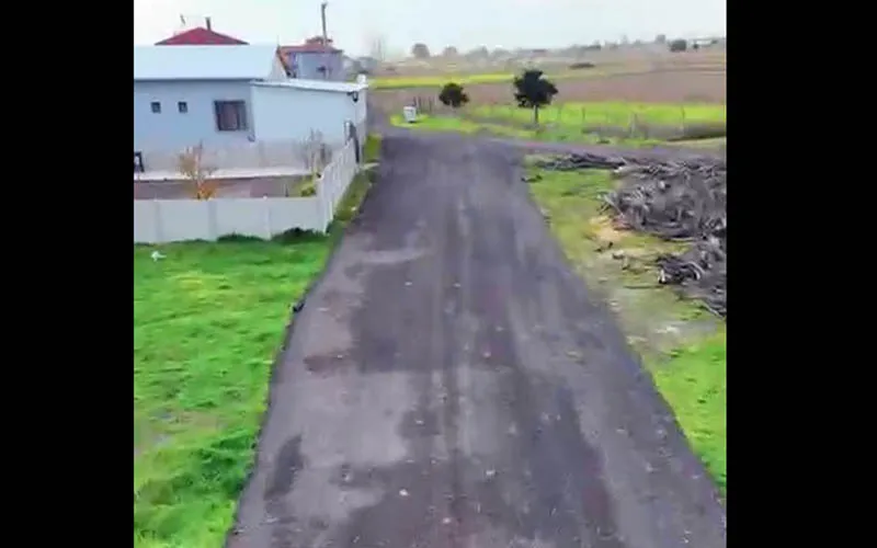 KÜÇÜKYONCALI’DA 5 SOKAKTA YOL ÇALIŞMASI TAMAMLANDI