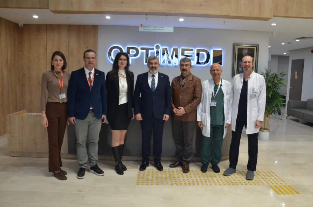 OPTİMED HASTANESİ TEKNOFEST BİRİNCİLERİNİ AĞIRLADI