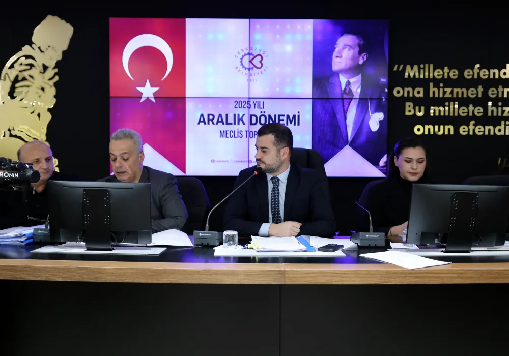 ÇERKEZKÖY BELEDİYE MECLİSİ ARALIK AYI TOPLANTISI BAŞLADI