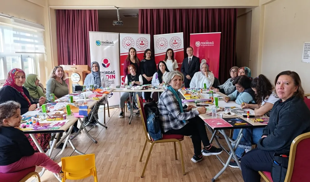 TEKİRDAĞLI KADINLAR SANATLA GÜVEN HARİTALARINI OLUŞTURDU