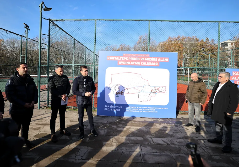 BAŞKAN VAHAP AKAY: “169 BİN METREKARELİK ALANDA AYDINLATMAYI TAMAMLAYACAĞIZ”