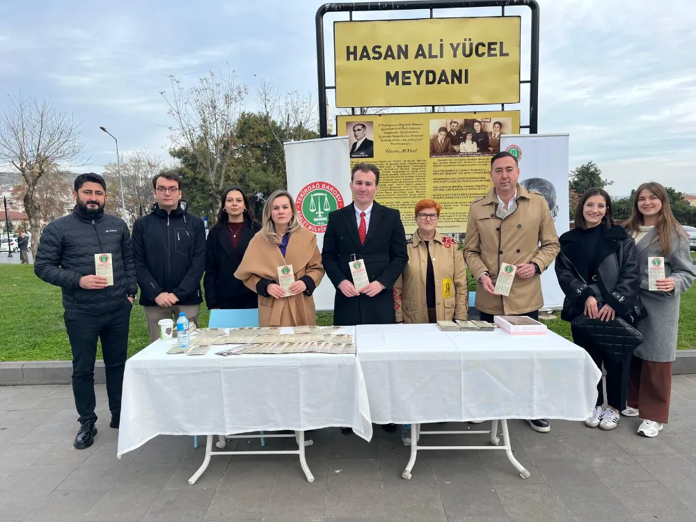 TEKİRDAĞ BAROSU’NDAN 10 ARALIK İNSAN HAKLARI GÜNÜNDE FARKINDALIK ÇALIŞMASI