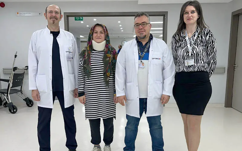 OPTİMED SAĞLIK GRUBU’NDA BAŞARILI BOYUN FITIĞI AMELİYATI