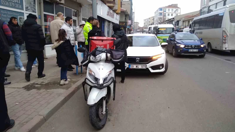 TEKİRDAĞ’DA TRAFİK KAZASI: 1 YARALI