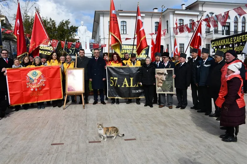 57. ALAY SANCAK DEVİR TESLİM TÖRENİ YAPILDI