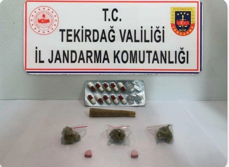 TEKİRDAĞ’DA JANDARMADAN UYUŞTURUCU OPERASYONU