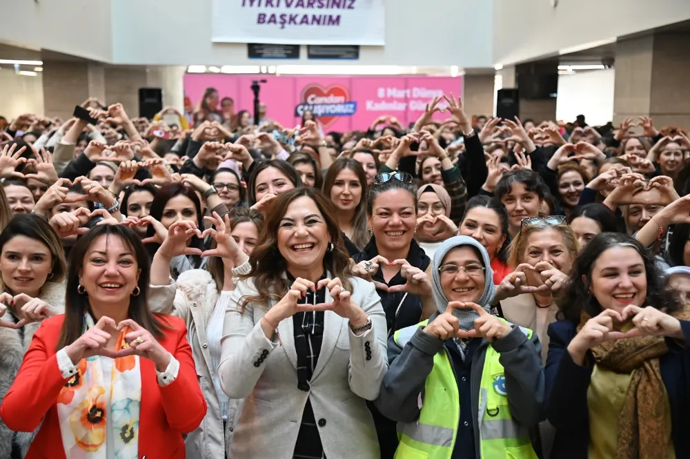 CANDAN BAŞKAN, KADIN ÇALIŞANLARIN 8 MART DÜNYA KADINLAR GÜNÜNÜ KUTLADI