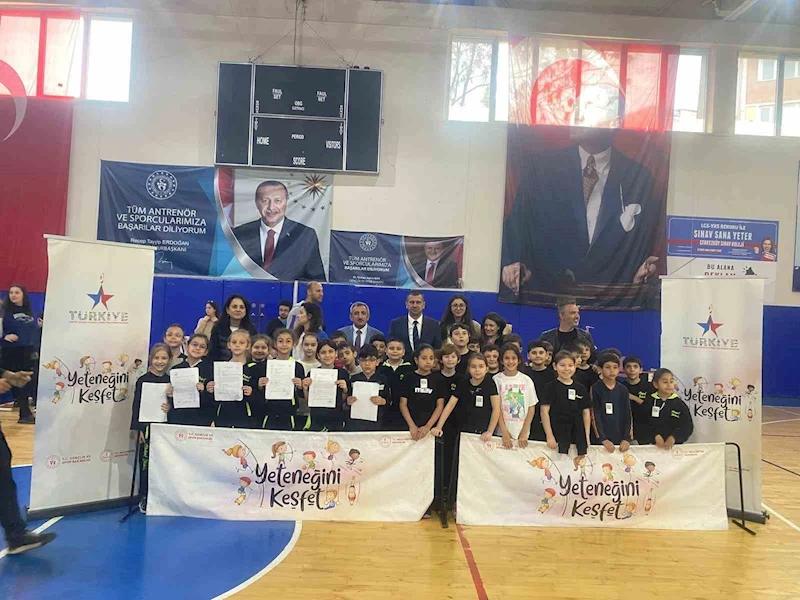 ÇORLU’DA ÇOCUKLAR YETENEK TARAMASI İLE SPORA YÖNLENDİRİLİYOR