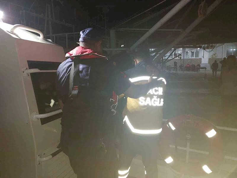 TEKİRDAĞ AÇIKLARINDA KALP KRİZİ GEÇİREN GEMİ PERSONELİ TAHLİYE EDİLDİ