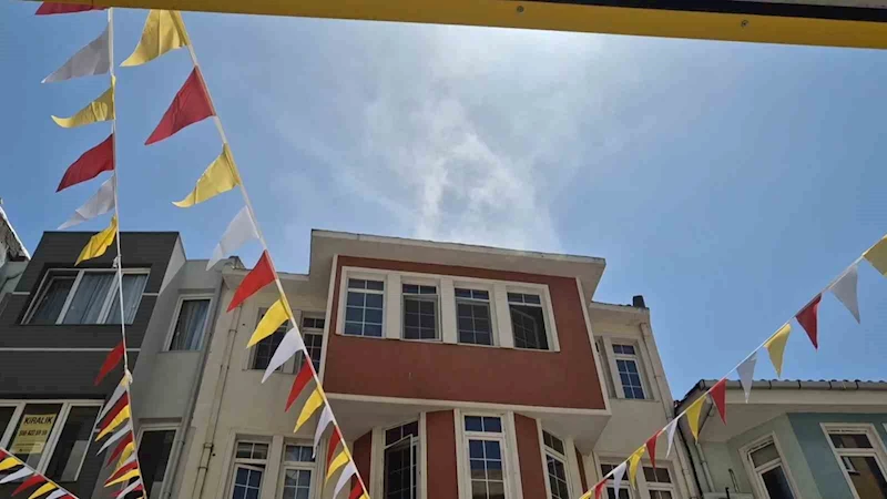 TEKİRDAĞ’DA OTELDE YANGIN PANİĞİ