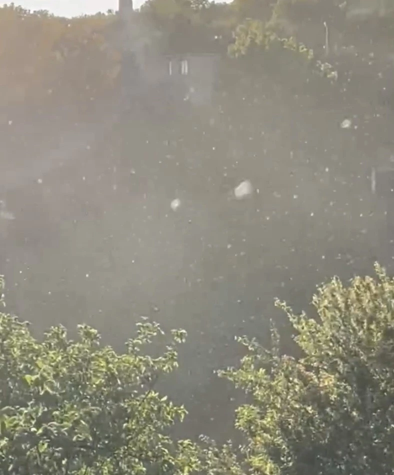 KIRKLARELİ’DE MAYIS AYINDA KAR SÜRPRİZİ