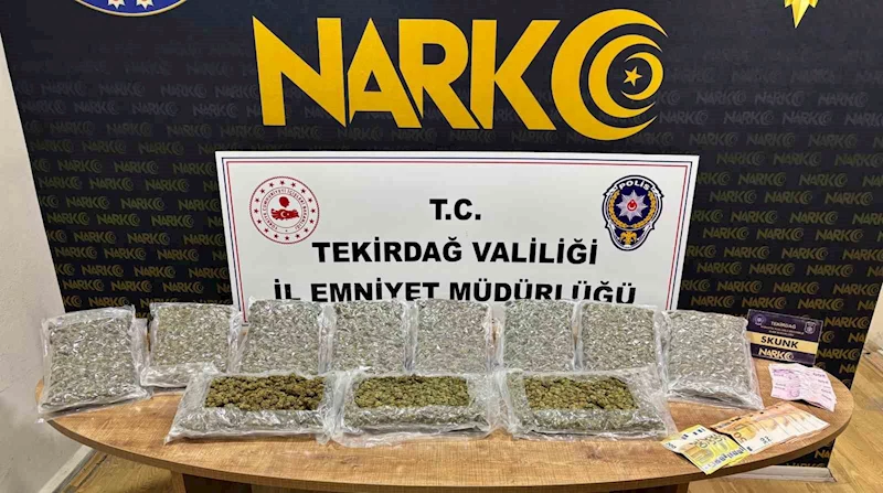 TEKİRDAĞ’DA UYUŞTURUCU OPERASYONLARINDA 10 KİŞİ TUTUKLANDI