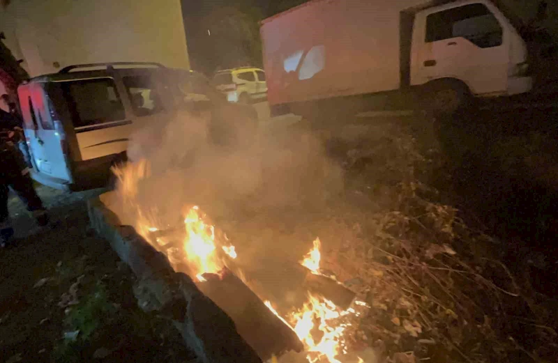 ÇORLU’DA ÇALILIK YANGINI