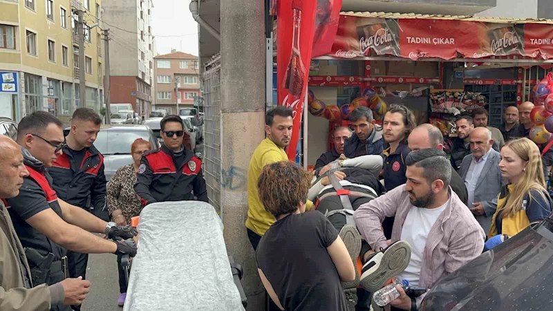 ÇORLU’DA SOKAK ORTASINDA DARP EDİLEN BİR KİŞİ HASTANEYE KALDIRILDI