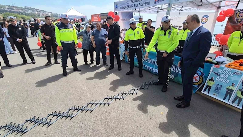 TEKİRDAĞ’DA TRAFİK GÜVENLİĞİ HAFTASI ETKİNLİĞİ DÜZENLENDİ