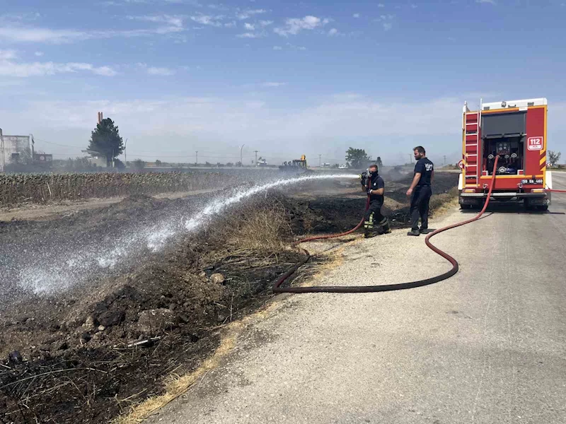 TEKİRDAĞ’DA ÇIKAN YANGIN KORKUTTU