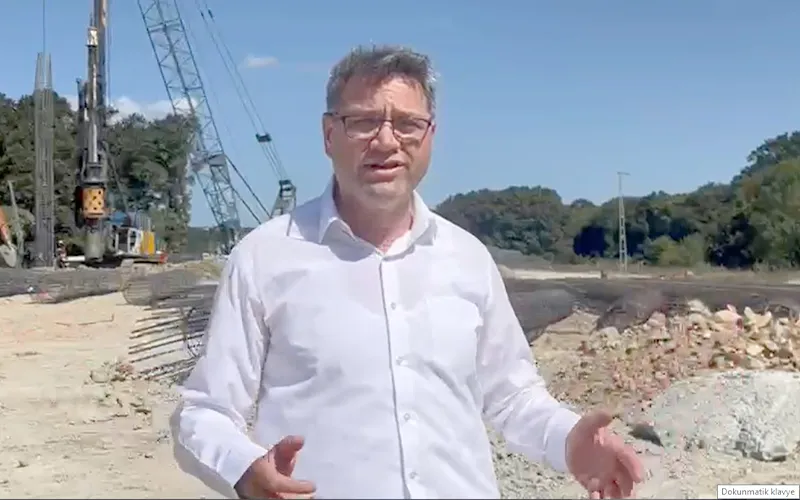 AZBAY HIZLI TREN HATTINDA İNCELEMELERDE BULUNDU