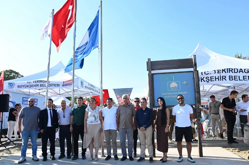 TEKİRDAĞ BÜYÜKŞEHİR BELEDİYESİ MARMARA’NIN MAVİ BAYRAK LİDERİ OLDU