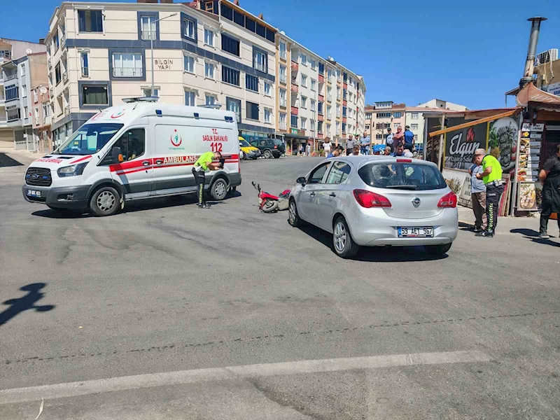 MALKARA’DA TRAFİK KAZASI: 1 YARALI