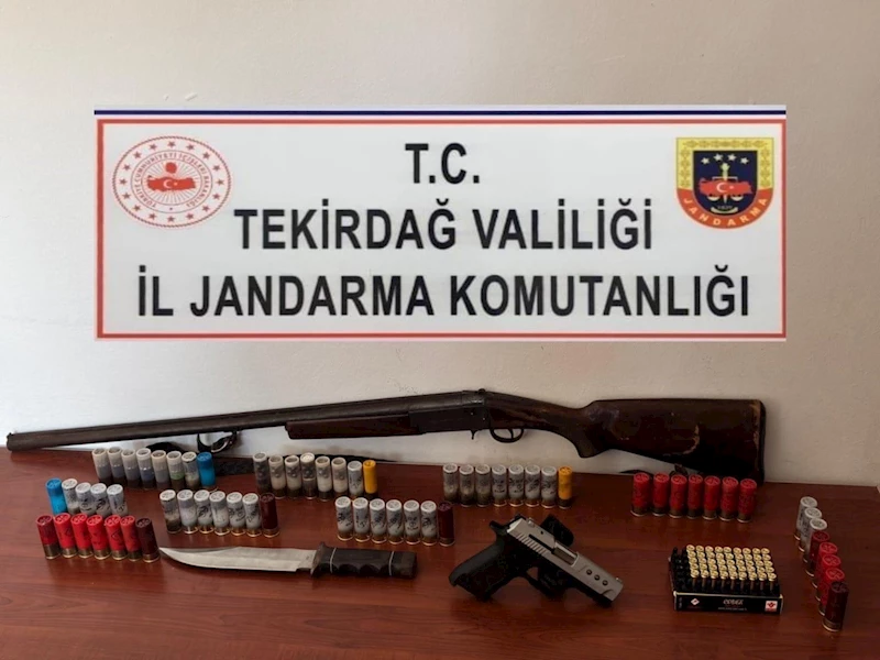 TEKİRDAĞ’DA JANDARMADAN FARKLI İLÇELERDE EŞ ZAMANLI OPERASYONLAR