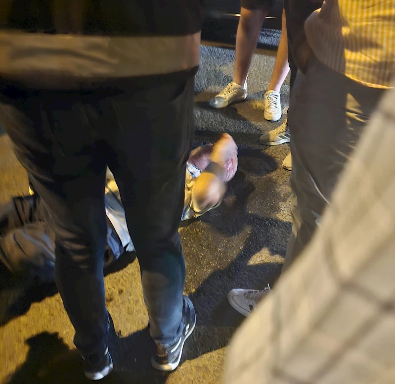 MURATLI’DA MOTOSİKLET KAZASI: 1 YARALI