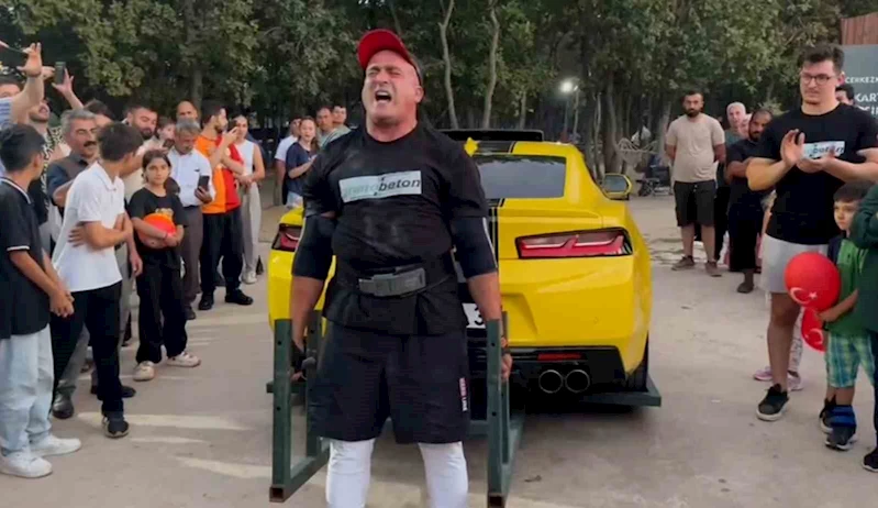 1 TON 700 KİLOGRAMLIK LÜKS ARACI KALDIRDILAR