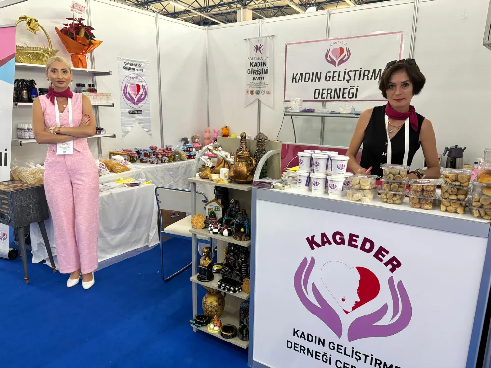 KAGEDER, ÇERKEZKÖY ENDÜSTRİYEL FUARI’NDA KADIN ÜRETİMİNİ TANITTI