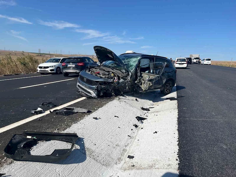  ÇORLU’DA ZİNCİRLEME KAZA: 6 YARALI