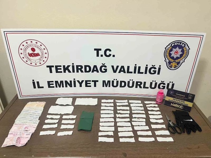 TEKİRDAĞ’DA UYUŞTURUCU OPERASYONU: 10 ŞÜPHELİ TUTUKLANDI