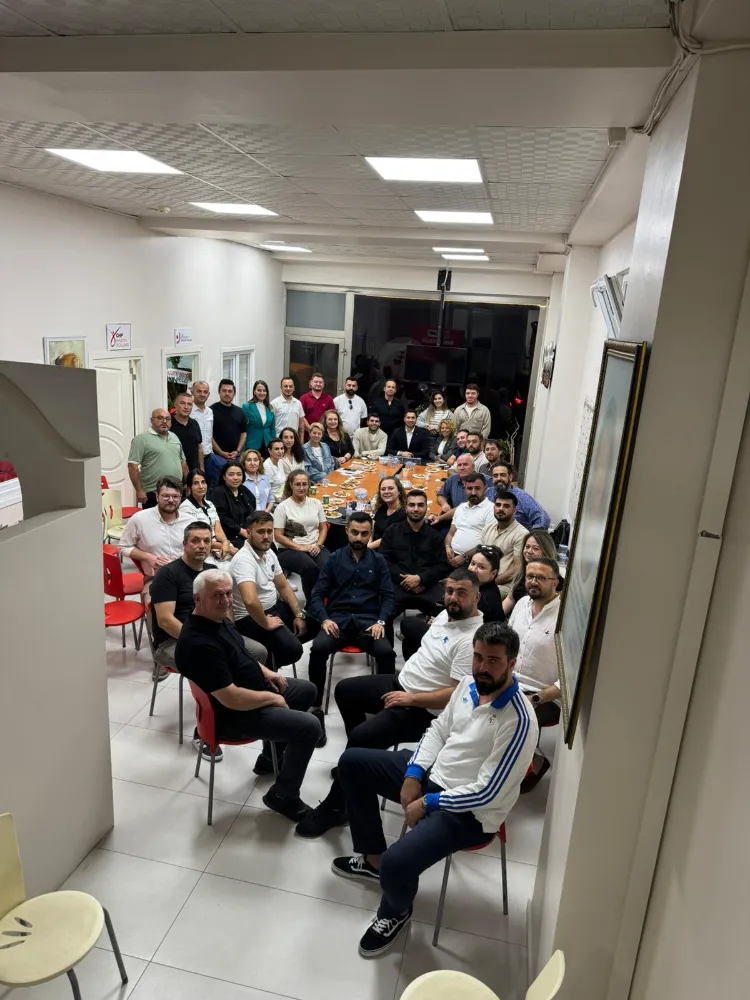 CHP İLÇE BAŞKANI SEDAT ÇOLAK İLK YÖNETİM TOPLANTISINI YAPTI