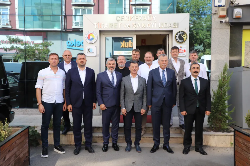 ÇTSO 3 İLÇE KAYMAKAM VE BELEDİYE BAŞKANI’NI BİR ARAYA GETİRDİ