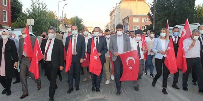 ÇERKEZKÖY`DE 15 TEMMUZ ANMASI