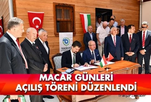 17. MACAR GÜNLERİ AÇILIŞ TÖRENİ DÜZENLENDİ