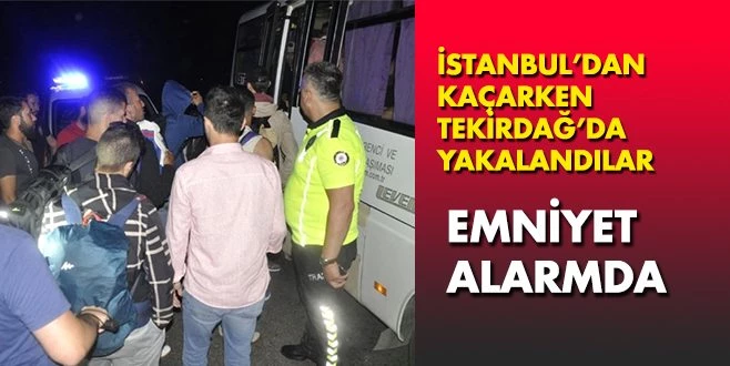 TEKİRDAĞ EMNİYETİ ALARMDA