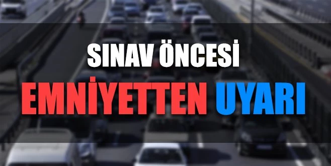 EMNİYETTEN ÇOK ÖNEMLİ UYARI