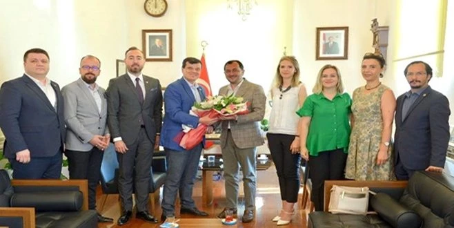 SAĞLIK MÜDÜRÜ BECERİR?DEN REKTÖR ŞAHİN?E ZİYARET