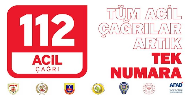 ACİL ÇAĞRILAR 112`DE TOPLANDI